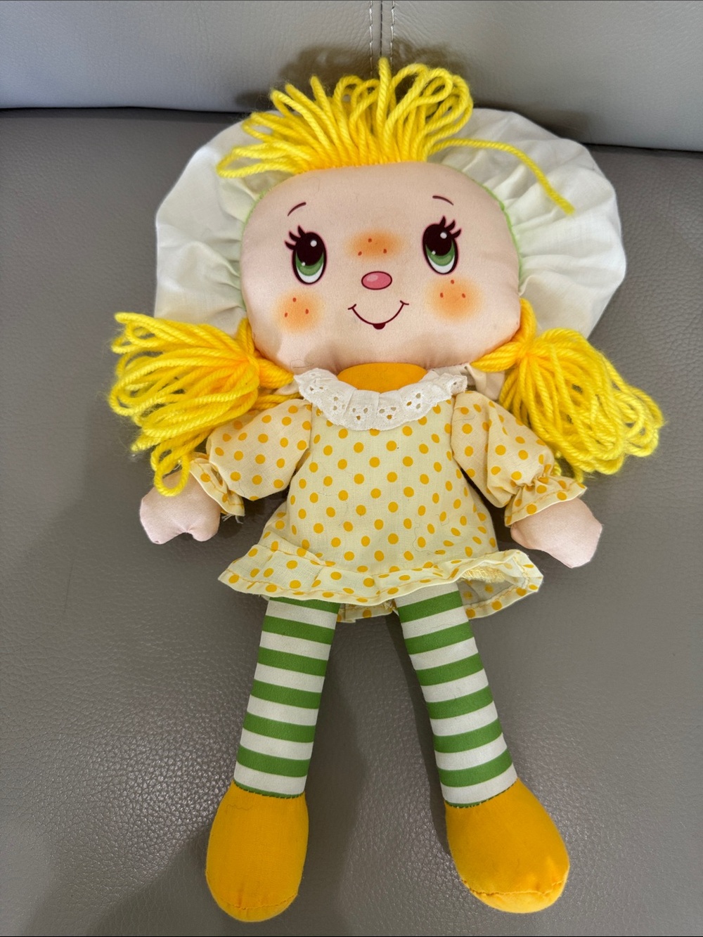 Strawberry Shortcake Yellow Mirangue Rag Doll Plush Toy